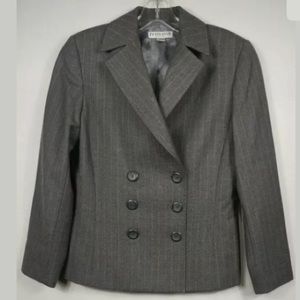 PENDLETON Petite Blazer Jacket Gray Lined